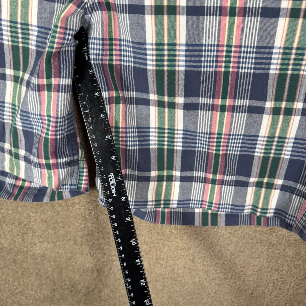 Vineyard Vines Plaid Shorts Mens 38 Multicolor Preppy Cotton Flat Front 9 Inseam